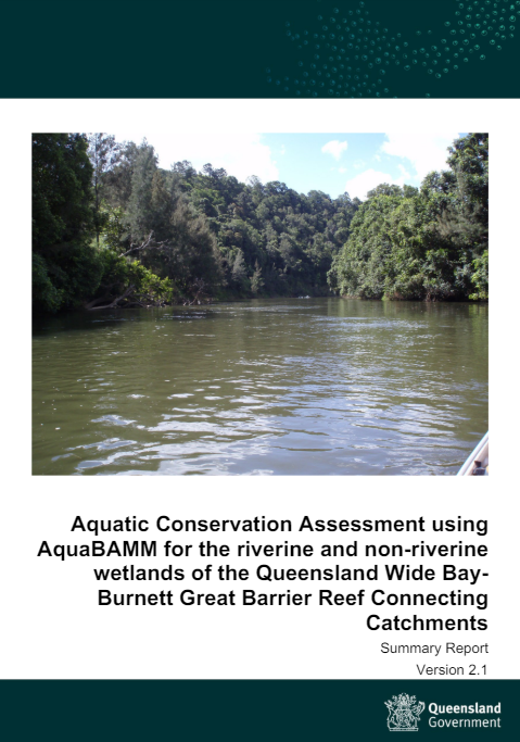 Wide Bay-Burnett Great Barrier Reef Connecting Catchments ACA report
