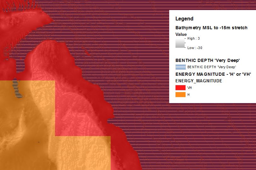 Very deep, high energy. Image by Queensland Government